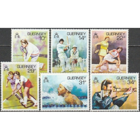 Guernsey stamps (1986) for sale. Sports