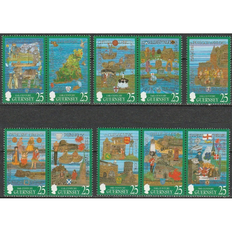 Guernsey stamps (1998) for sale. Historical events
