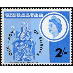 Gibraltaro pašto ženklai (1966). Šv. Marija (Gibraltaro globėja)