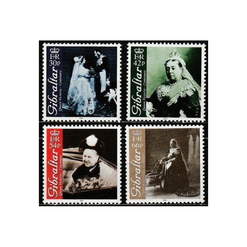 Gibraltar stamps (2001) for sale. Centenarry death of Queen Victoria