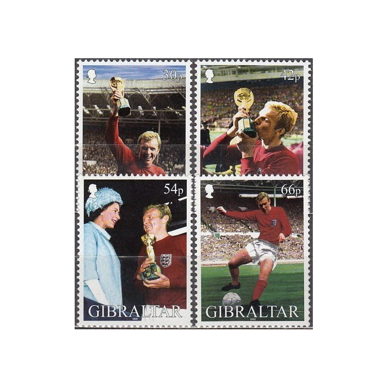 Gibraltar stamps (2002) for sale. FIFA World Cup in Japan and Korea
