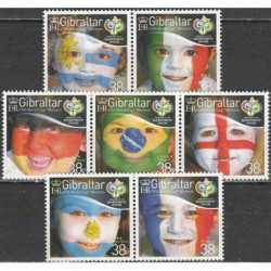 Gibraltaro pašto ženklai (2006). FIFA Pasaulio taurių nugalėtojai