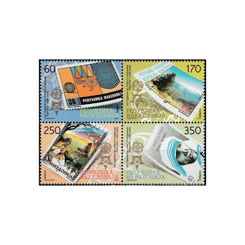 Makedonija 2005. Ženklai ženkluose (Europa serijos 50-metis)
