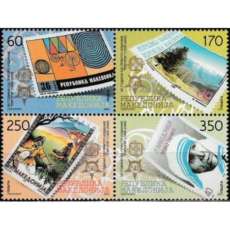 Makedonija 2005. Ženklai ženkluose (Europa serijos 50-metis)