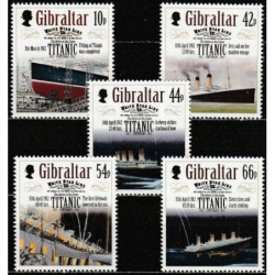 Gibraltaro pašto ženklai (2012). Titanikas