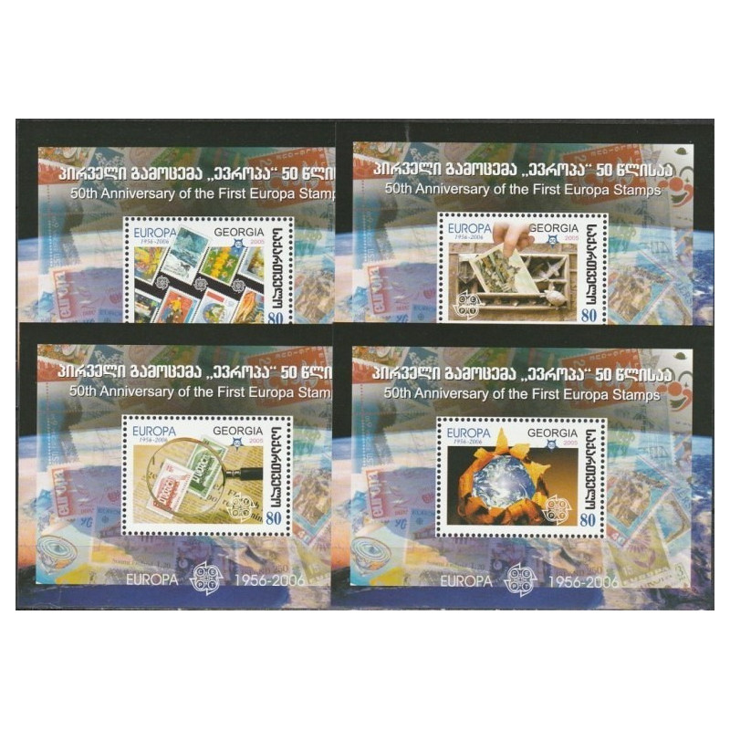 Gruzija 2006. Ženklai ženkluose (serijai Europa 50 metų)