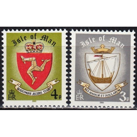 Isle of Man stamps (1979) for sale. Coat of Arms