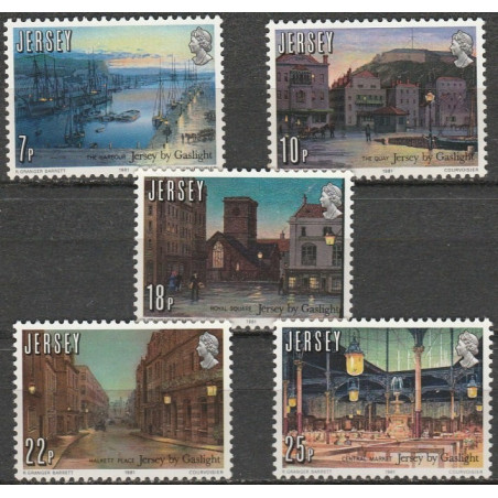 Jersey stamps (1981) for sale. Electricity