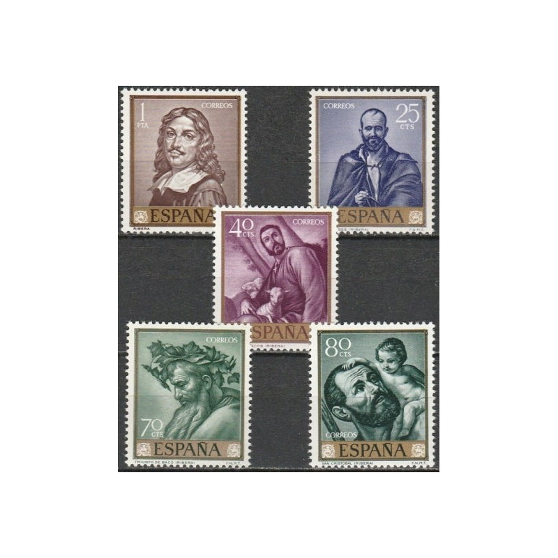 Ispanijos pašto ženklai (1963). Paveikslai (Chosė de Ribera)