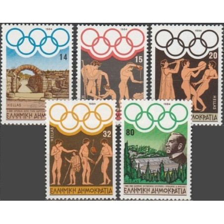 Greece stamps (1984) for sale. Summer Olympic Games Los Angeles