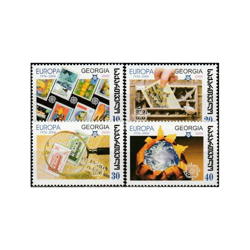 Gruzija 2006. Ženklai ženkluose (serijai Europa 50 metų)