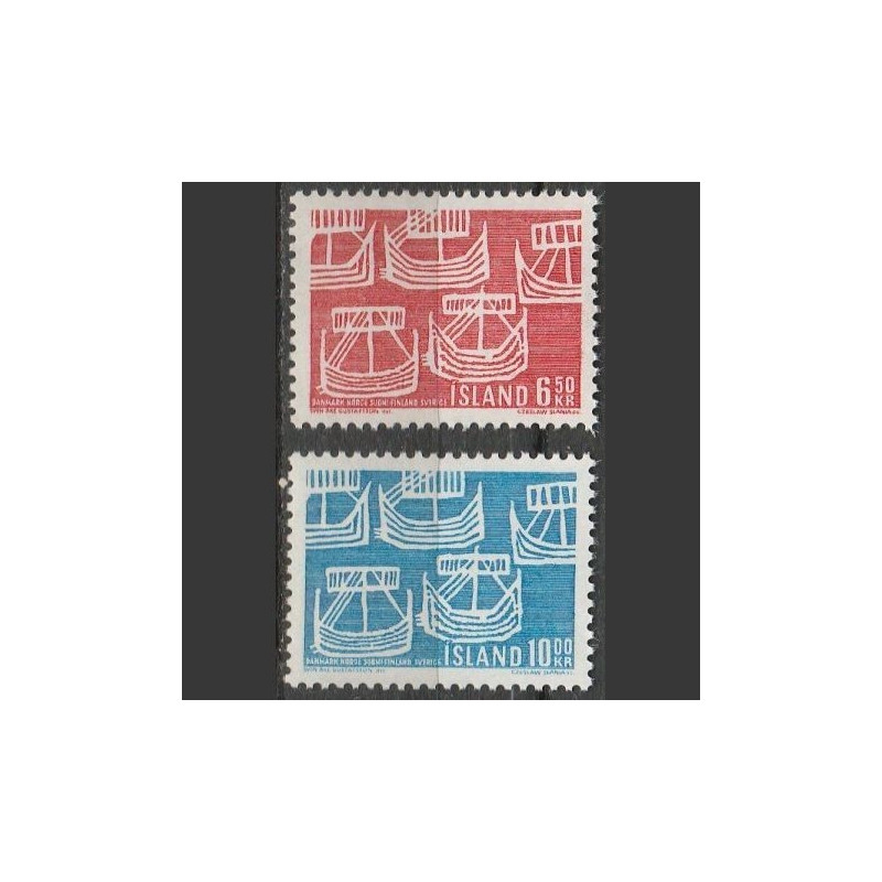 Islandijos pašto ženklai (1969). Skandinavijos pašto istorija