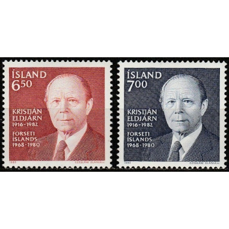 Iceland stamps (1983) for sale. 3rd President