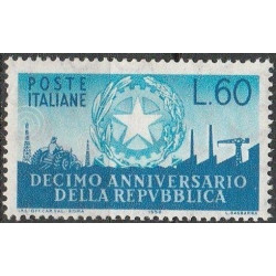 Italijos pašto ženklai (1956). Nacionalinė nepriklausomybė