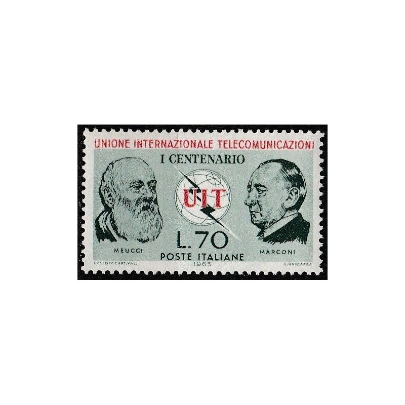 Italija 1965. Tarptautinė Telekomunikacijų sąjunga (ITU)