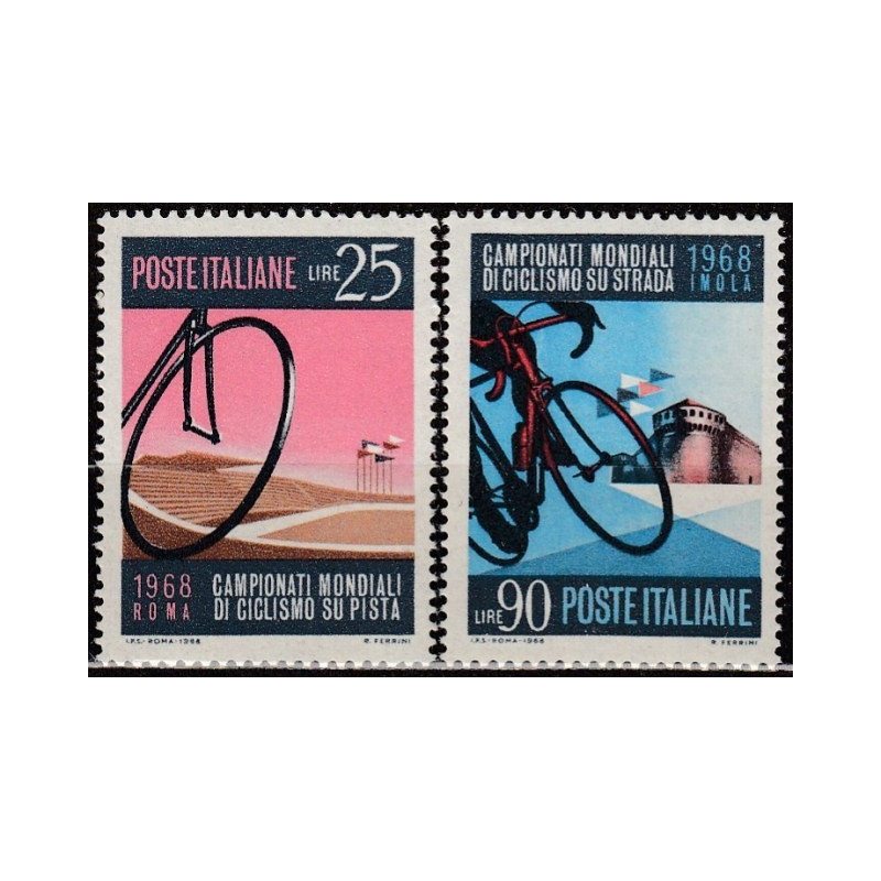 Italijos pašto ženklai (1968). Dviračių sportas