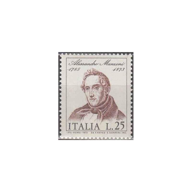 Italijos pašto ženklai (1973). Rašytojas