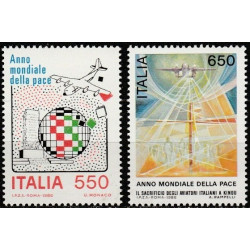 Italijos pašto ženklai (1986). Taikos metai