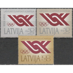 Latvijos pašto ženklai (1992). Nacionalinis olimpinis komitetas