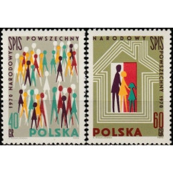 Lenkijos pašto ženklai (1970). Gyventojų surašymas