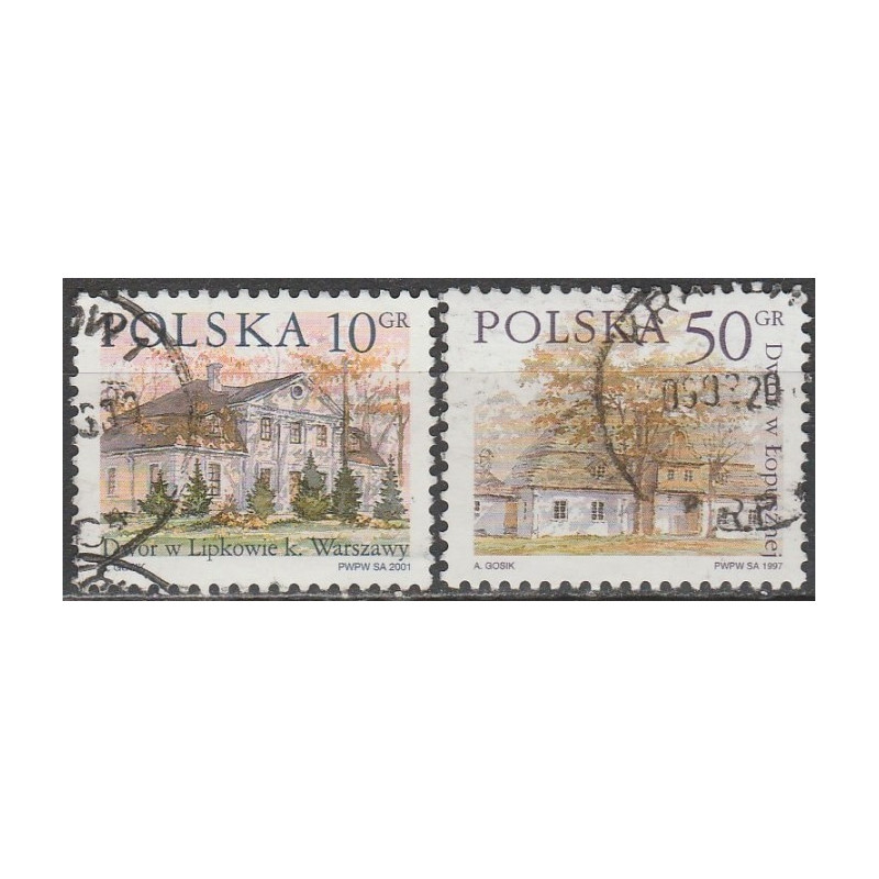 Poland, Set of used stamps IV (architecture)
