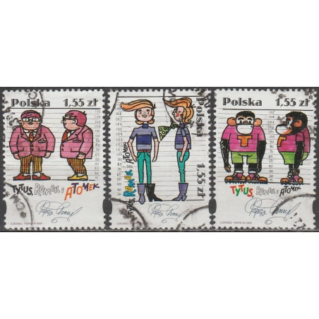 Polish stamps (2009) for sale. Comic book characters