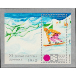 Lenkijos pašto ženklai (1972). Saporo olimpinės žaidynės