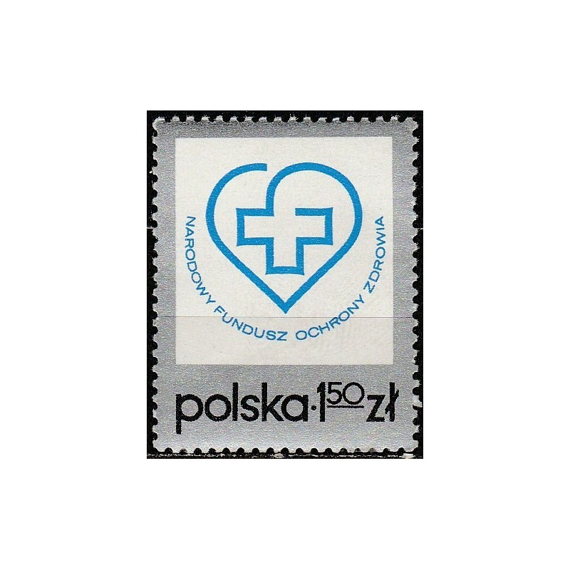 Lenkijos pašto ženklai (1975). Sveikatos apsaugos fondas