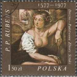 Lenkijos pašto ženklai (1977). Rubenso paveikslai