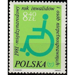 Lenkijos pašto ženklai (1981). Neįgaliųjų metai