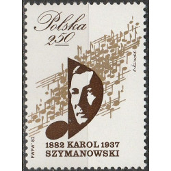 Lenkijos pašto ženklai (1982). Kompozitoriai
