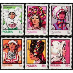 Lenkijos pašto ženklai (1983). Nacionaliniai kostiumai