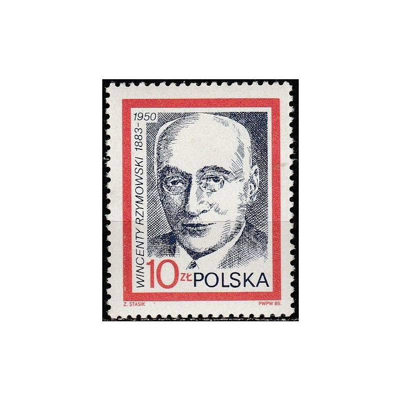 Lenkijos pašto ženklai (1985). Partijos veikėjas