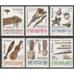 Lenkijos pašto ženklai (1985). Muzikos instrumentai
