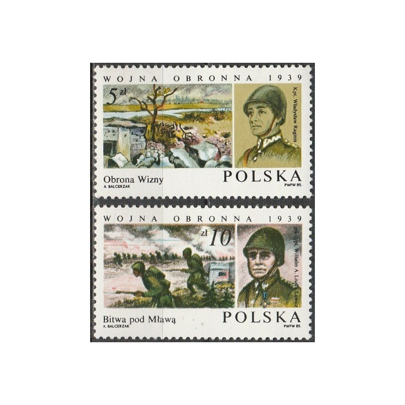 Poland stamps (1985) for sale. Second World War