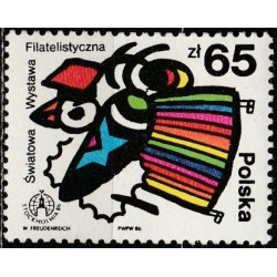 Lenkijos pašto ženklai (1986). Filatelijos paroda STOCKHOLMIA
