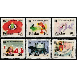 Lenkijos pašto ženklai (1987). Anderseno Pasakos