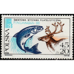 Lenkijos pašto ženklai (1988). Filatelijos paroda FINLANDIA