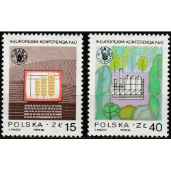 Lenkijos pašto ženklai (1988). Maisto ir ž.ū. organizacijos konferencija