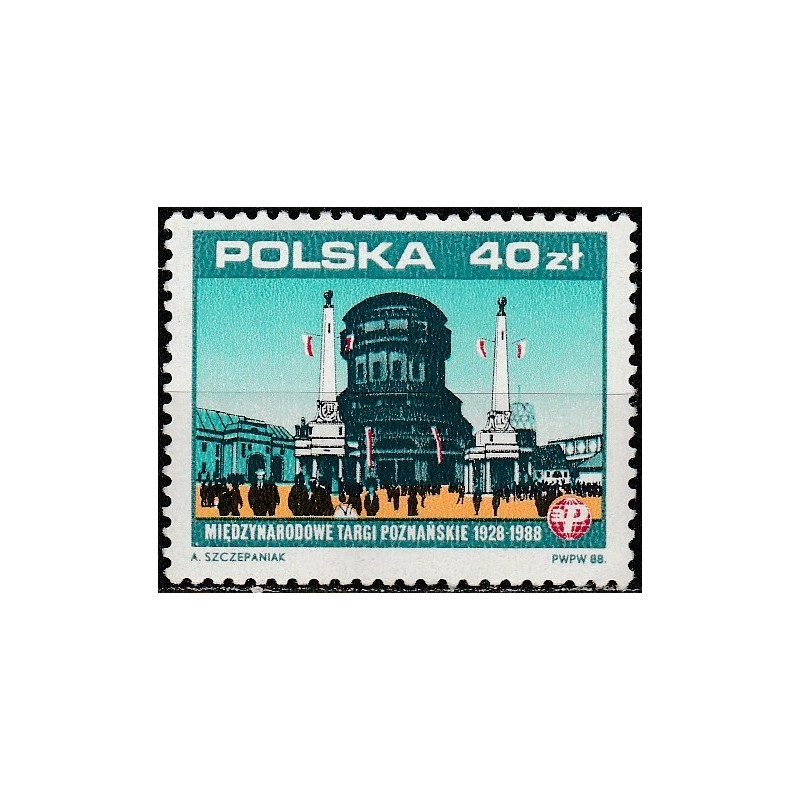 Lenkijos pašto ženklai (1988). Tarptautinė mugė Poznanėje