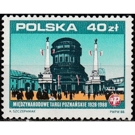 Poland stamps (1988) for sale. International fair in Poznan