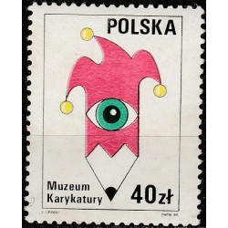Lenkijos pašto ženklai (1989). Karikatūrų muziejus
