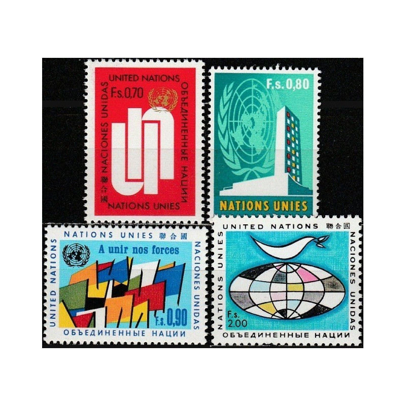 UN Office at Geneva stamps (1970) for sale. Symbols of United Nations