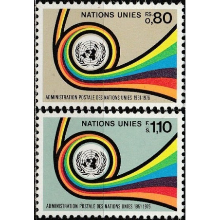 Jungtinės Tautos (Ženeva) 1976. Jungtinių Tautų Pašto administracija