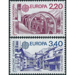 Andoros pašto ženklai (1987). Modernioji architektūra
