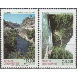 Turkijos pašto ženklai (1999). Gamtos rezervatai ir draustiniai