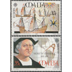 Maltos pašto ženklai (1992). Amerikos atradimas