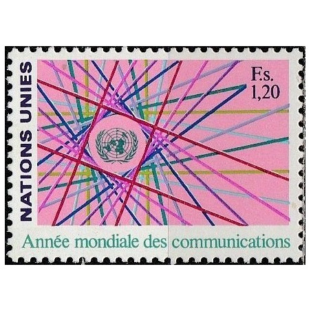 UN Office at Geneva stamps (1983) for sale. Int. year of Communications