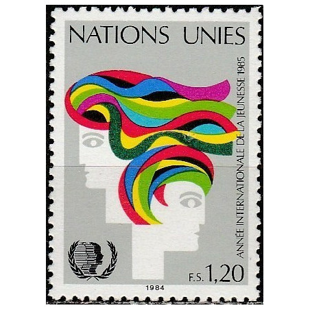 UN Office at Geneva stamps (1984) for sale. Int. Year of the Youth