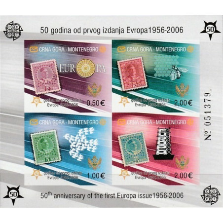Juodkalnija 2006. Ženklai ženkluose (Europa serijos 50-metis)